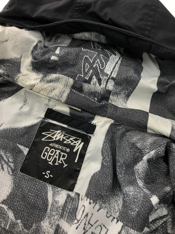 【中古品】【メンズ】 STUSSY ステューシー AUTHENTIC GEAR オーセンティックギア 00's MOUNTAIN PARKA マウンテンパーカー ナイロンジャケット ライトアウター 142-250201-hi-07-tag サイズ：S カラー：ブラック 万代Net店