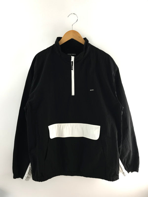 【中古品】【メンズ】  GOD SERECTION XXX ゴッドセレクション トリプルエックス HALF-ZIP NYLON PULLOVER JACKET ハーフジップ ナイロンプルオーバージャケット アウター 142-250131-mo-23-tag サイズ：XL カラー：ブラック 万代Net店