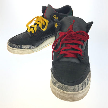 【中古品】【メンズ】 NIKE ナイキ AIR JORDAN 3 RETRO SE ANMAL INSTINCT 2.0 CV3583-003 エアジョーダン 3 レトロ SE アニマルインスティンクト 2.0 スニーカー 靴 160-250130-hi-07-tag サイズ：26.5cm US 8.5 カラー：BLACK/BLACK-WHITE-GORGE GREEN 万代Net店