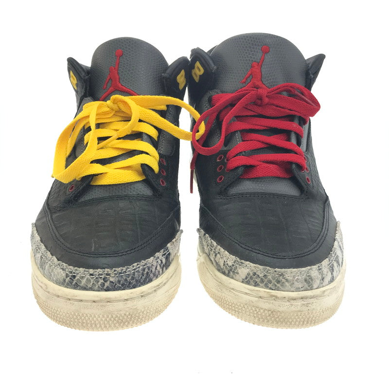 【中古品】【メンズ】 NIKE ナイキ AIR JORDAN 3 RETRO SE ANMAL INSTINCT 2.0 CV3583-003 エアジョーダン 3 レトロ SE アニマルインスティンクト 2.0 スニーカー 靴 160-250130-hi-07-tag サイズ：26.5cm US 8.5 カラー：BLACK/BLACK-WHITE-GORGE GREEN 万代Net店