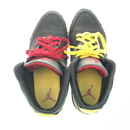 【中古品】【メンズ】 NIKE ナイキ AIR JORDAN 3 RETRO SE ANMAL INSTINCT 2.0 CV3583-003 エアジョーダン 3 レトロ SE アニマルインスティンクト 2.0 スニーカー 靴 160-250130-hi-07-tag サイズ：26.5cm US 8.5 カラー：BLACK/BLACK-WHITE-GORGE GREEN 万代Net店