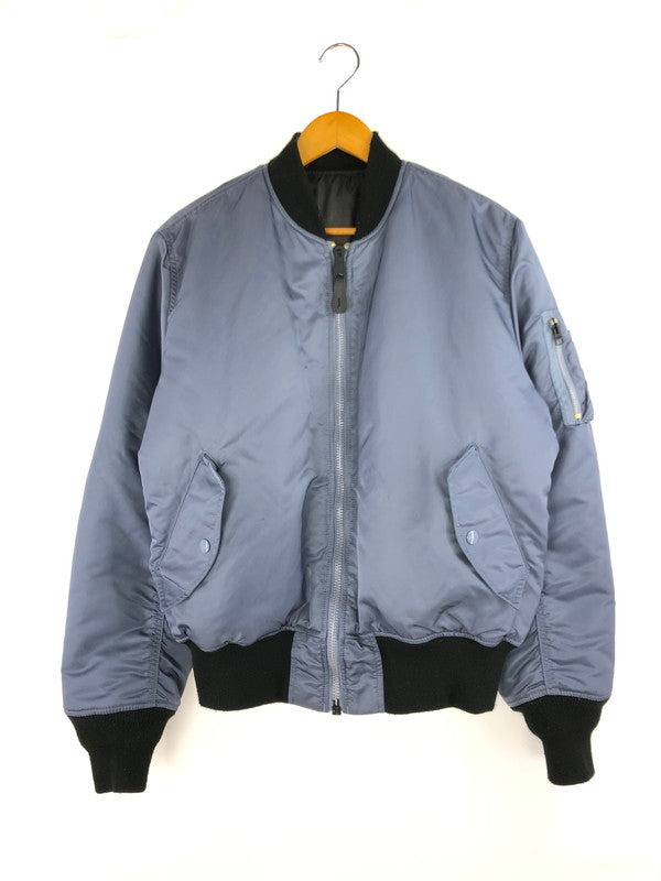 【中古品】【メンズ】 ALPHA アルファ REVERSIBLE MA-1 FLIGHT JACKET TA0411-9007 リバーシブル MA-1 フライトジャケット フォトプリント ミリタリージャケット 中綿ジャケット アウター 145-250201-hi-18-tag サイズ：M カラー：ブルー 万代Net店