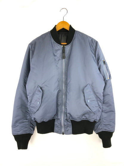 【中古品】【メンズ】 ALPHA アルファ REVERSIBLE MA-1 FLIGHT JACKET TA0411-9007 リバーシブル MA-1 フライトジャケット フォトプリント ミリタリージャケット 中綿ジャケット アウター 145-250201-hi-18-tag サイズ：M カラー：ブルー 万代Net店