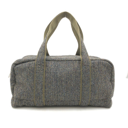 【中古品】【メンズ】 PORTER ポーター × BEAMS ビームス × HARRIS TWEED ハリスツイード コラボ 別注 吉田カバン WOOL BOSTON BAG ウール ボストンバッグ カバン 188-250131-yk-06-tag カラー：オリーブ 万代Net店