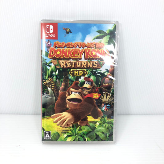 【中古美品】 Nintendo Switch ドンキー コング リターンズ HD ニンテンドー スイッチ ソフト 【未開封】 [CERO区分_A / 全年齢対象商品] 029-260710-rt-15-tag 万代Net店