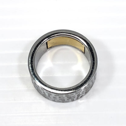 【中古品】【レディース】 DIESEL ディーゼル STAINLESS STEEL BAND RING DX142700DJW ステンレス スティール バンドリング 指輪 アクセサリー 192-250205-yk-03-tag サイズ：約15号 カラー：シルバー 万代Net店