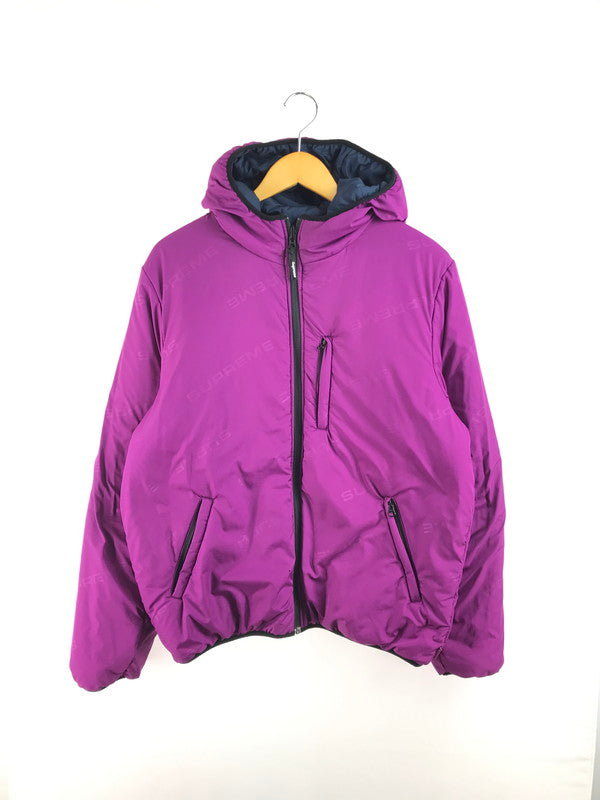 【中古品】【メンズ】 Supreme シュプリーム 16AW REVERSIBLE HOODED PUFFY JACKET リバーシブル フーデッド パフィー ジャケット 149-260227-rt-01-tag サイズ：M カラー：パープル/ネイビー 万代Net店