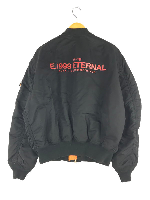 【中古品】【メンズ】  1017 ALYX 9SM 1017 アリクス 9SM × ALPHA アルファ 別注 コラボ ETERNAL BOMBER JACKET エターナルボンバージャケット MA-1 アウター 141-250205-yk-10-tag サイズ：XL カラー：ブラック/オレンジ 万代Net店