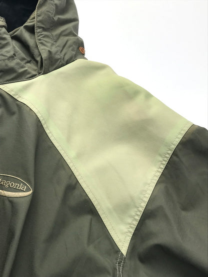 【現状渡し品】【メンズ】 patagonia パタゴニア NYLON JACKET 83260 ナイロンジャケット マウンテンパーカー ライトアウター 144-250205-yk-26-tag サイズ：M カラー：カーキ 万代Net店