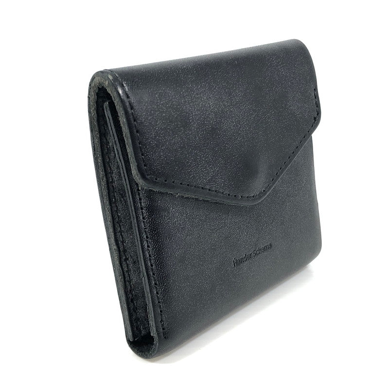 【中古品】【メンズ】 Hender Scheme エンダースキーマ FLAP WALLET フラップウォレット 三つ折り財布 コンパクトウォレット 200-250205-yk-06-tag カラー：ブラック 万代Net店