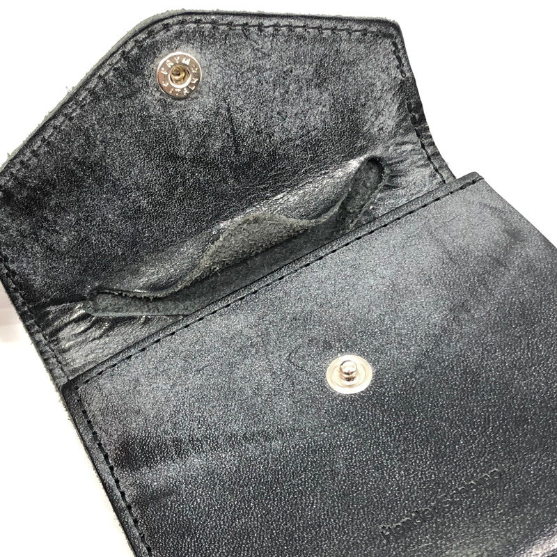 【中古品】【メンズ】 Hender Scheme エンダースキーマ FLAP WALLET フラップウォレット 三つ折り財布 コンパクトウォレット 200-250205-yk-06-tag カラー：ブラック 万代Net店