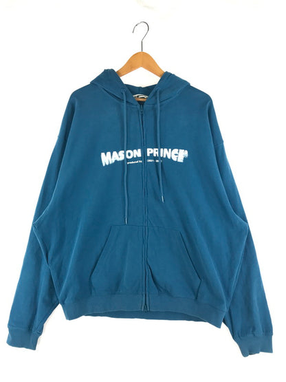 【中古品】【メンズ】 MASON PRINCE メイソンプリンス LOGO ZIP PARKA ロゴ ジップパーカー プルオーバー 147-250209-hi-13-tag サイズ：2 カラー：ブルー 万代Net店