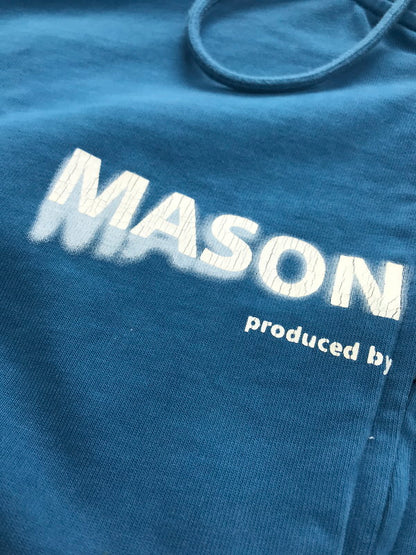 【中古品】【メンズ】 MASON PRINCE メイソンプリンス LOGO ZIP PARKA ロゴ ジップパーカー プルオーバー 147-250209-hi-13-tag サイズ：2 カラー：ブルー 万代Net店