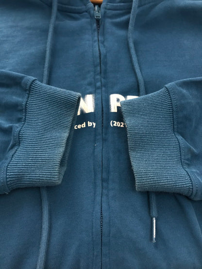 【中古品】【メンズ】 MASON PRINCE メイソンプリンス LOGO ZIP PARKA ロゴ ジップパーカー プルオーバー 147-250209-hi-13-tag サイズ：2 カラー：ブルー 万代Net店