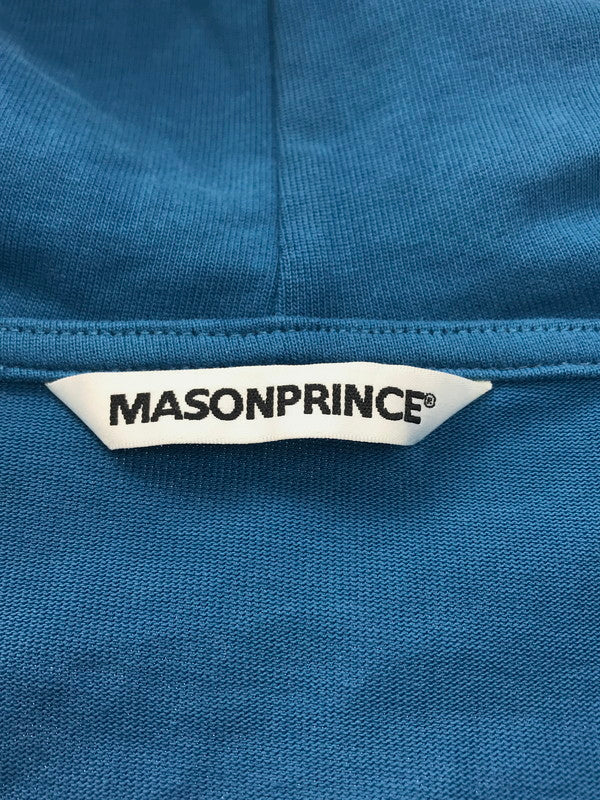 【中古品】【メンズ】 MASON PRINCE メイソンプリンス LOGO ZIP PARKA ロゴ ジップパーカー プルオーバー 147-250209-hi-13-tag サイズ：2 カラー：ブルー 万代Net店