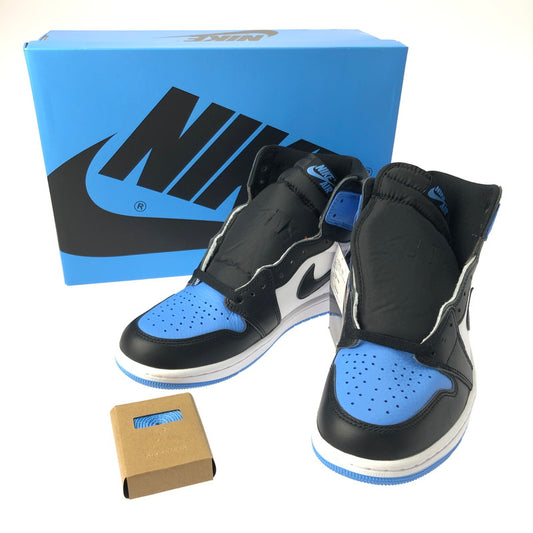 【中古美品】【メンズ】 NIKE ナイキ AIR JORDAN 1 HIGH RETRO OG UNIVERSITY BLUE DZ5485-400 エア ジョーダン 1 ハイ レトロ オリジナル ユニバーシティ ブルー スニーカー 靴 160-250204-na-03-tag サイズ：27cm US 9 カラー：UNIVERSITY BLUE/BLACK-WHITE 万代Net店