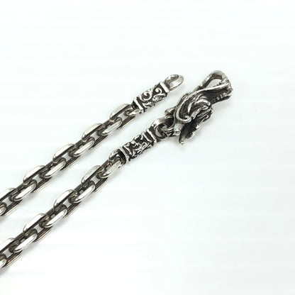 【中古品】【メンズ】  ZOCALO ソカロ ZNLS0015-45 ANCHOR SQUARE NECKLACE アンカー スクエア ネックレス アクセサリー 192-250206-hi-12-tag カラー：シルバー 万代Net店