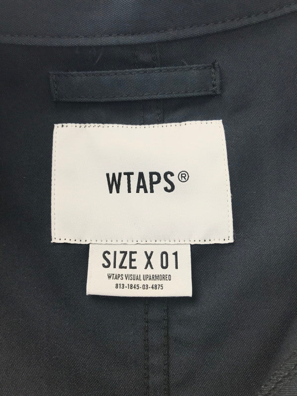 【中古品】【メンズ】 WTAPS ダブルタップス GUARDIAN JACKET 201WVDT-JKM04 ガーディアン ジャケット ライトアウター シャツジャケット 142-250206-hi-07-tag サイズ：X01 カラー：ブラック 万代Net店