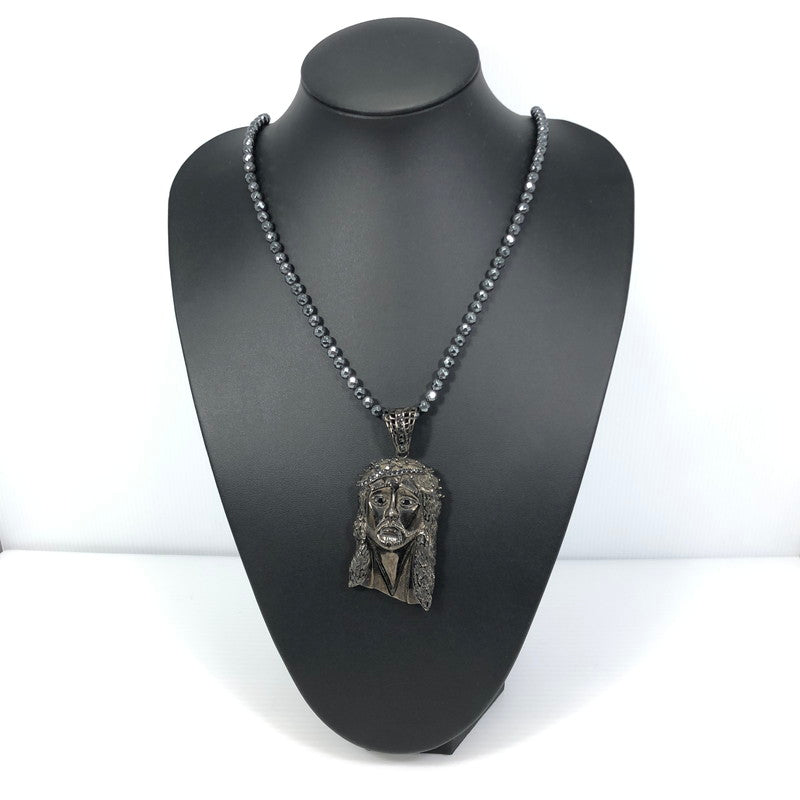 【中古品】【メンズ】  PIMP CODE ピンプコード JESUS PIECE NECKLACE イエス ピース ネックレス アクセサリー 193-250216-na-18-tag カラー：ブラック系 万代Net店