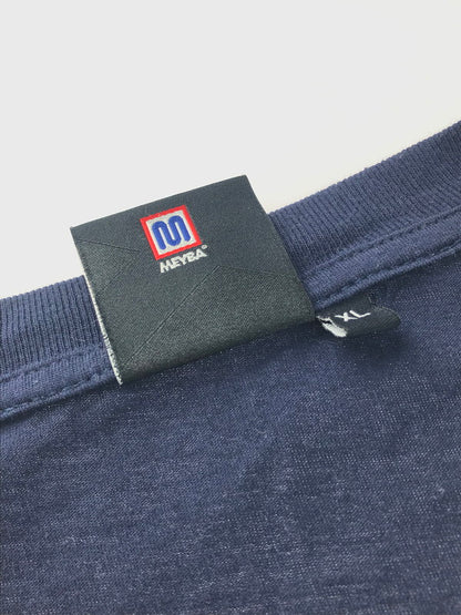 【中古品】【メンズ】 MEYBA メイバ S/S PHOTO PRINT TEE ショートスリーブ フォトプリントTシャツ 半袖Tシャツ 142-250207-hi-01-tag サイズ：XL カラー：ネイビー 万代Net店