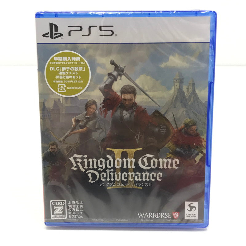 【中古美品】 【未開封】PlayStation5 PS5 プレイステーション5 プレステ5 ソフト キングダムカム・デリバランス 2 [CERO区分_Z / 18歳以上対象] ゲーム 026-251018-hi-11-tag 万代Net店