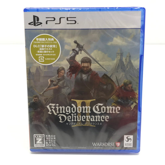 【中古美品】 【未開封】PlayStation5 PS5 プレイステーション5 プレステ5 ソフト キングダムカム・デリバランス 2 [CERO区分_Z / 18歳以上対象] ゲーム 026-251018-hi-11-tag 万代Net店