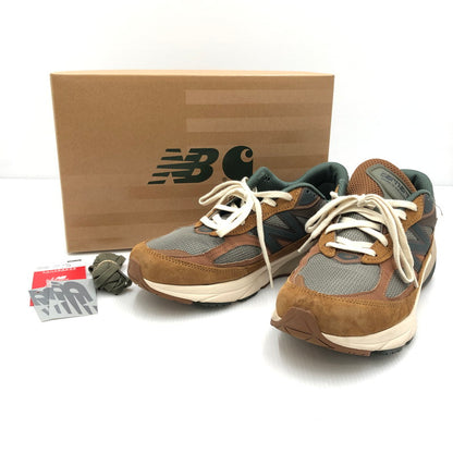 【中古品】【メンズ】 NEW BALANCE ニューバランス × CARHARTT WIP カーハート ワークインプログレス 別注 コラボ M990CH6 USA製 スニーカー 靴 162-250211-yk-05-tag サイズ：27cm/US9 カラー：ブラウン 万代Net店