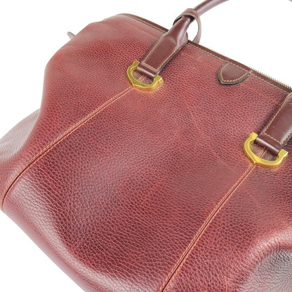 【現状渡し品】【メンズ】 CARTIER カルティエ MUST LINE BOSTON BAG マストライン ボストンバッグ カバン 180-250518-hi-11-tag カラー：ボルドー 万代Net店