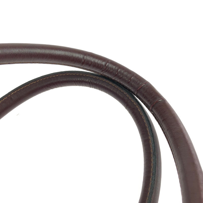 【現状渡し品】【メンズ】 CARTIER カルティエ MUST LINE BOSTON BAG マストライン ボストンバッグ カバン 180-250518-hi-11-tag カラー：ボルドー 万代Net店