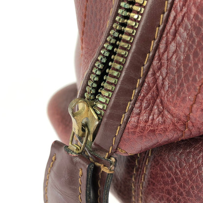 【現状渡し品】【メンズ】 CARTIER カルティエ MUST LINE BOSTON BAG マストライン ボストンバッグ カバン 180-250518-hi-11-tag カラー：ボルドー 万代Net店