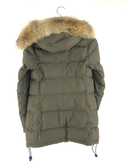 【中古品】【レディース】 CANADA GOOSE カナダグース BELLEVILLE PARKA 2301JL R ベルビルパーカ ダウンジャケット アウター 168-250214-ki-10-tag サイズ：S カラー：カーキ 万代Net店