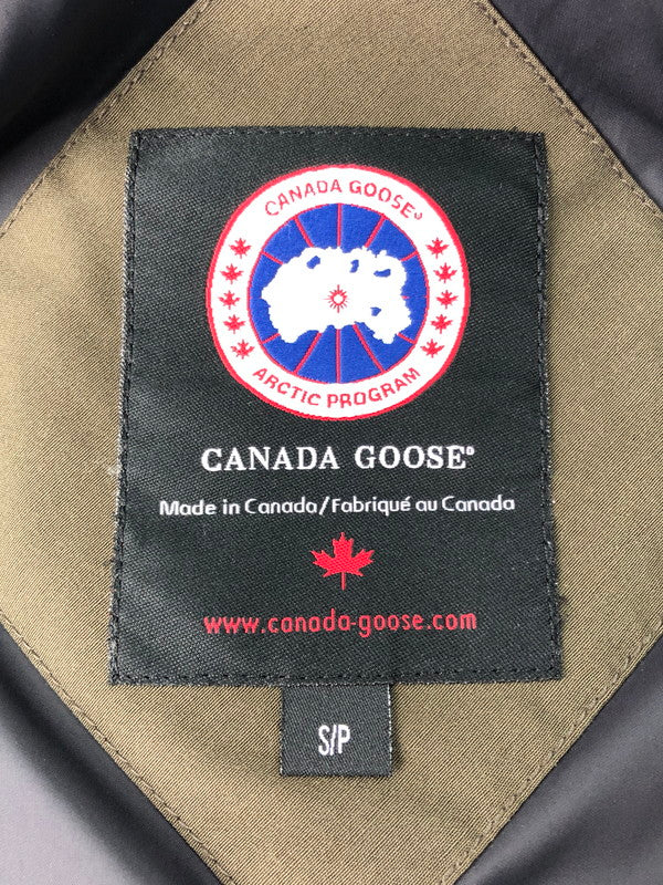 【中古品】【レディース】 CANADA GOOSE カナダグース BELLEVILLE PARKA 2301JL R ベルビルパーカ ダウンジャケット アウター 168-250214-ki-10-tag サイズ：S カラー：カーキ 万代Net店