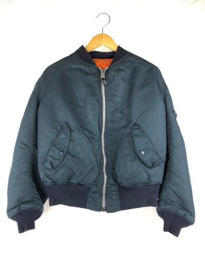 【中古品】【メンズ】 ALPHA アルファ ALPHA INDUSTRIES MA-1 FLIGHT JACKET 0615-00-573-8335 MA-1 フライトジャケット ミリタリージャケット USA製 アウター 145-250209-hi-08-tag サイズ：L カラー：ネイビー 万代Net店