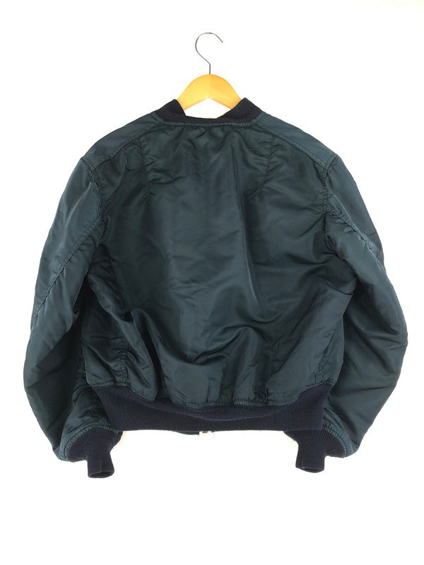 【中古品】【メンズ】 ALPHA アルファ ALPHA INDUSTRIES MA-1 FLIGHT JACKET 0615-00-573-8335 MA-1 フライトジャケット ミリタリージャケット USA製 アウター 145-250209-hi-08-tag サイズ：L カラー：ネイビー 万代Net店