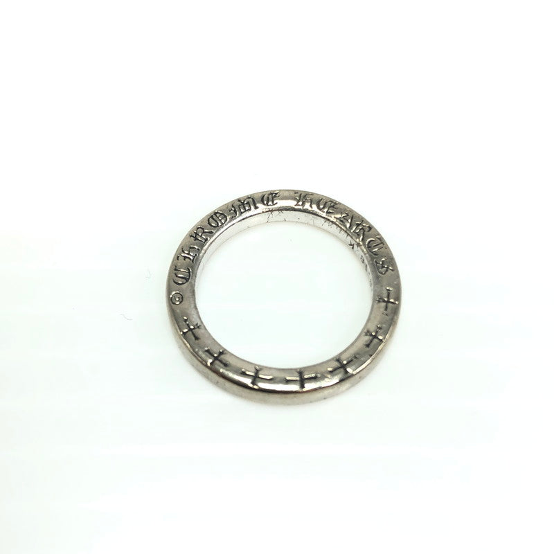 【中古品】【メンズ】 CHROME HEARTS クロムハーツ 18KWG K18WG NTFL RING リング 指輪 アクセサリー 190-250216-na-16-tag サイズ：約9号 カラー：シルバー 万代Net店