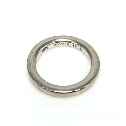 【中古品】【メンズ】 CHROME HEARTS クロムハーツ 18KWG K18WG NTFL RING リング 指輪 アクセサリー 190-250216-na-16-tag サイズ：約9号 カラー：シルバー 万代Net店