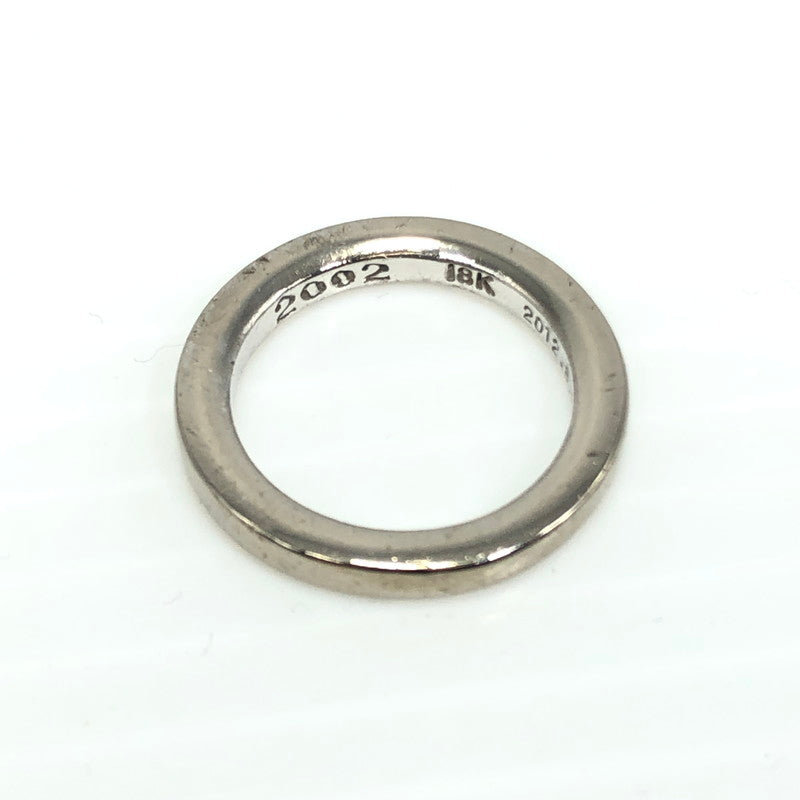 【中古品】【メンズ】 CHROME HEARTS クロムハーツ 18KWG K18WG NTFL RING リング 指輪 アクセサリー 190-250216-na-16-tag サイズ：約9号 カラー：シルバー 万代Net店