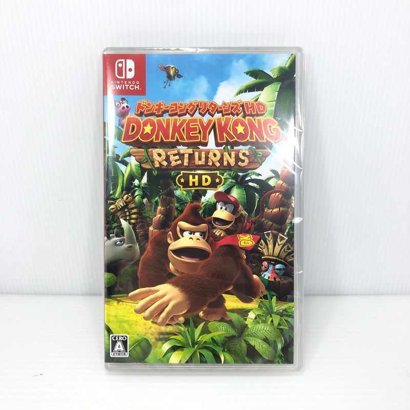 【中古美品】 Nintendo Switch ドンキー コング リターンズ HD ニンテンドー スイッチ ソフト 【未開封】 [CERO区分_A / 全年齢対象商品] 029-260710-rt-13-tag 万代Net店