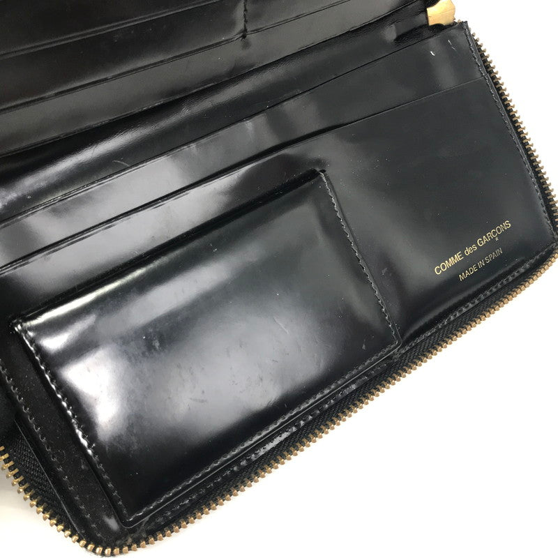 【中古品】【メンズ】 COMME des GARCONS コムデギャルソン POLKA DOTS EMBOSSED LONG WALLET SA0110NE パルカドット エンボス ロングウォレット 長財布 ラウンドジップウォレット 200-250215-hi-18-tag カラー：ブラック 万代Net店