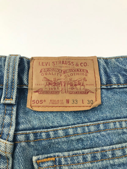 【中古品】【メンズ】 Levi's リーバイス 94年製造 USA製 DENIM PANTS 00505-4891 アメリカ製 デニムパンツ ボトムス 157-250221-ki-04-tag サイズ：W33 カラー：ライトインディゴ 万代Net店