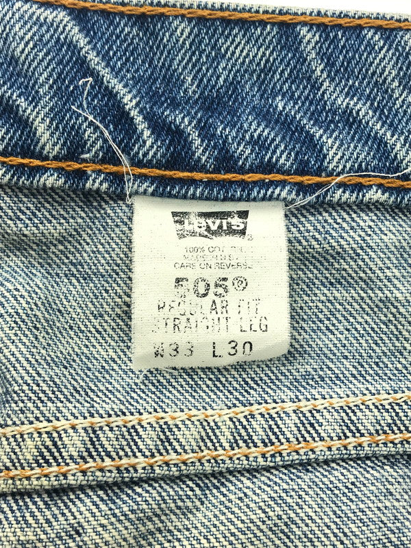 【中古品】【メンズ】 Levi's リーバイス 94年製造 USA製 DENIM PANTS 00505-4891 アメリカ製 デニムパンツ ボトムス 157-250221-ki-04-tag サイズ：W33 カラー：ライトインディゴ 万代Net店