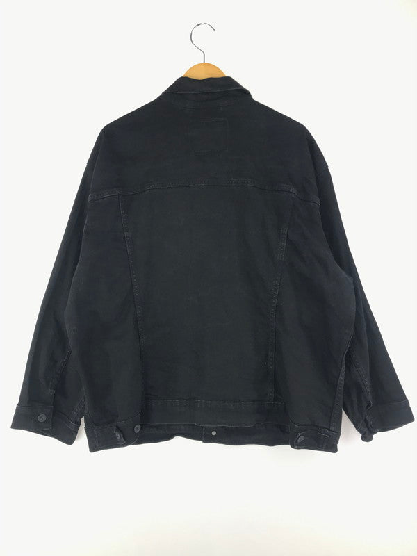 【中古品】【メンズ】 Levi's リーバイス BLACK DENIM JACKET PC9-07158-0020 ブラックデニムジャケット トラッカージャケット Gジャン ライトアウター 147-250215-hi-22-tag サイズ：2XL カラー：ブラック 万代Net店