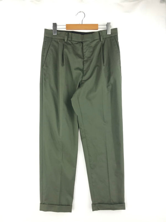 【中古品】【メンズ】 WACKO MARIA ワコマリア PLEATED TROUSERS 23SSE-WMP-TR01 プリーツ トラウザーパンツ ボトムス 153-250221-na-16-tag サイズ：XL カラー：カーキ 万代Net店