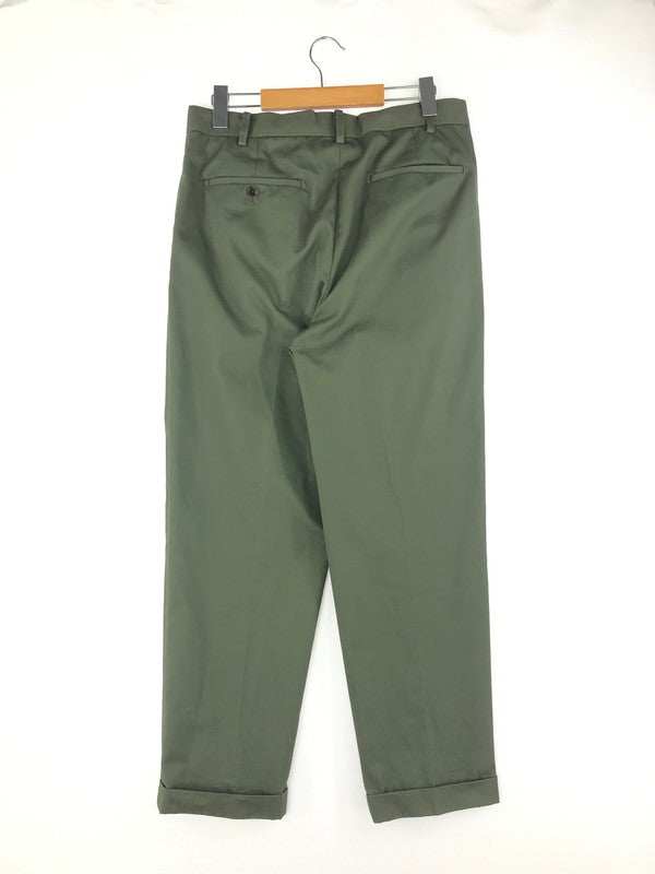 【中古品】【メンズ】 WACKO MARIA ワコマリア PLEATED TROUSERS 23SSE-WMP-TR01 プリーツ トラウザーパンツ ボトムス 153-250221-na-16-tag サイズ：XL カラー：カーキ 万代Net店