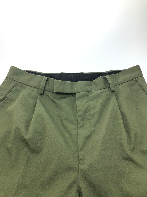 【中古品】【メンズ】 WACKO MARIA ワコマリア PLEATED TROUSERS 23SSE-WMP-TR01 プリーツ トラウザーパンツ ボトムス 153-250221-na-16-tag サイズ：XL カラー：カーキ 万代Net店