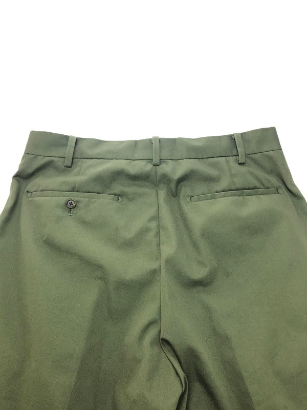 【中古品】【メンズ】 WACKO MARIA ワコマリア PLEATED TROUSERS 23SSE-WMP-TR01 プリーツ トラウザーパンツ ボトムス 153-250221-na-16-tag サイズ：XL カラー：カーキ 万代Net店