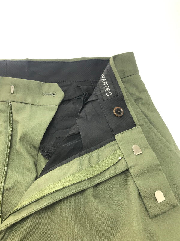 【中古品】【メンズ】 WACKO MARIA ワコマリア PLEATED TROUSERS 23SSE-WMP-TR01 プリーツ トラウザーパンツ ボトムス 153-250221-na-16-tag サイズ：XL カラー：カーキ 万代Net店