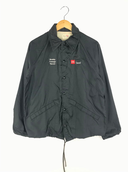 【中古品】【メンズ】 KING LOUIE キングルイ 90S USA製 LTV STEEL COACH JACKET 90年代 アメリカ製 コーチジャケット ナイロンジャケット アウター 146-250214-ki-13-tag サイズ：M カラー：ブラック 万代Net店