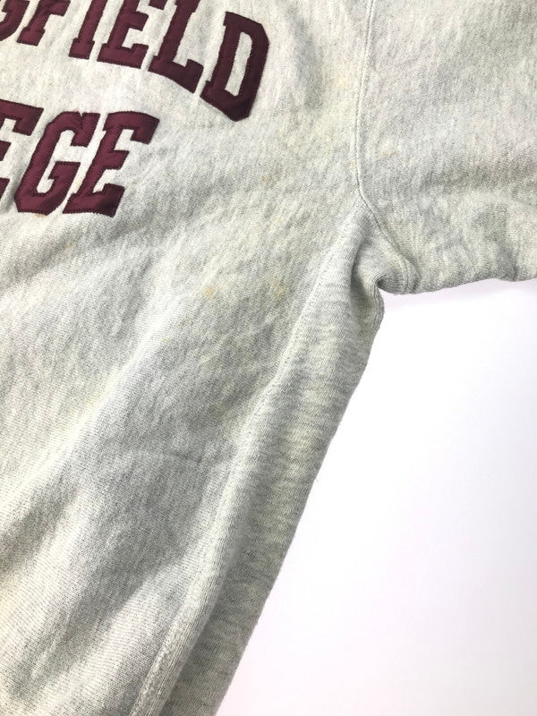 【現状渡し品】【メンズ】 Champion チャンピオン 90's REVERSE WEAVE SPRINGFIELD COLLEGE SWEAT 90年代 リバースウィーブ スプリング フィールド カレッジ スウェット トレーナー トップス 146-250212-na-08-tag サイズ：XL カラー：グレー 万代Net店