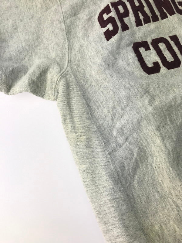 【現状渡し品】【メンズ】 Champion チャンピオン 90's REVERSE WEAVE SPRINGFIELD COLLEGE SWEAT 90年代 リバースウィーブ スプリング フィールド カレッジ スウェット トレーナー トップス 146-250212-na-08-tag サイズ：XL カラー：グレー 万代Net店